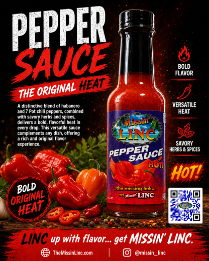 Missin' Linc Pepper Sauce 5oz.