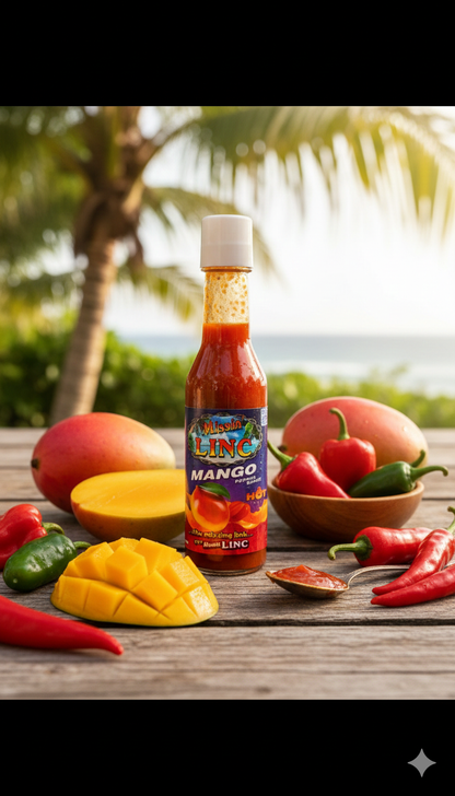 Missin' Linc Mango Pepper Sauce 5oz.