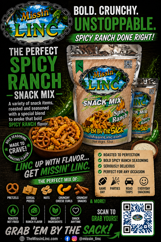 Missin' Linc Spicy Ranch Snack Mix